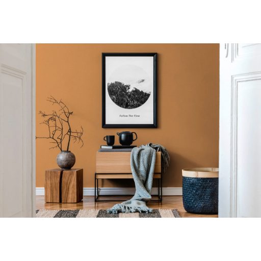 Enyhén strukturált egyszínű minta finom csillogással sárga/sárgásbarna tónus tapéta