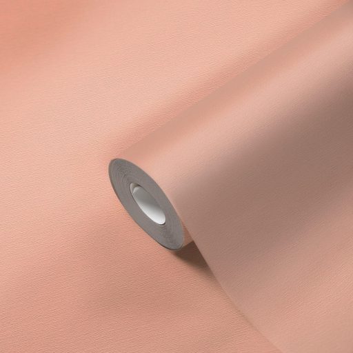 Enyhén strukturált egyszínű minta finom csillogással rózsaszín tónus tapéta