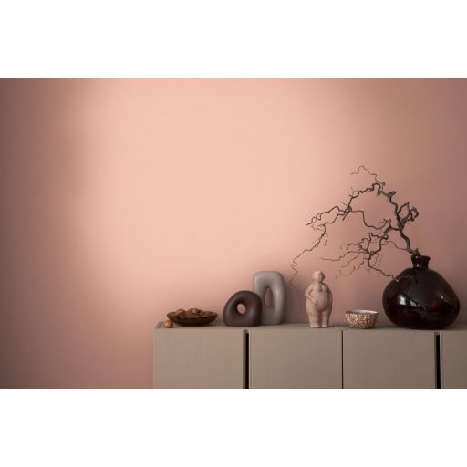 Enyhén strukturált egyszínű minta finom csillogással rózsaszín tónus tapéta