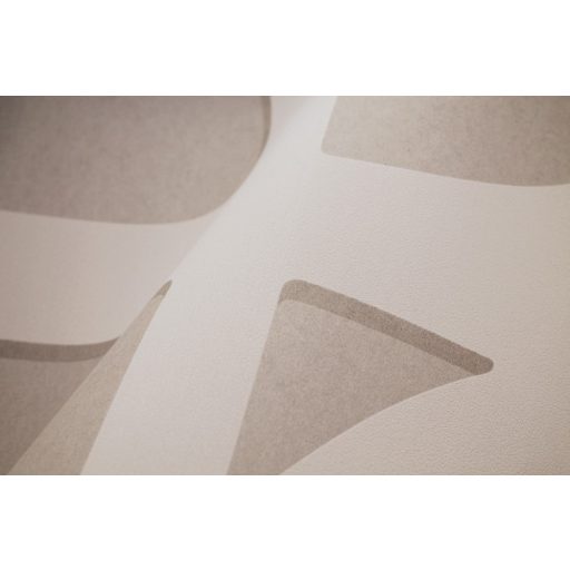 Eijffinger BOLD 395803 SHAPES Vintage retro Art Deco krémfehér pasztel rózsaszín szürke szürkésbézs tapéta