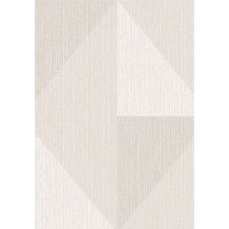  Eijffinger BOLD 395820 DIAMOND Industrial Chic túlméretes háromszögek rombuszba rendezve krémfehér szürke szürkésbézs ezüst tapéta