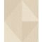 Eijffinger BOLD 395821 DIAMOND Industrial Chic túlméretes háromszögek rombuszba rendezve krémfehér homokszín bézs arany tapéta
