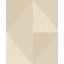 Eijffinger BOLD 395821 DIAMOND Industrial Chic túlméretes háromszögek rombuszba rendezve krémfehér homokszín bézs arany tapéta