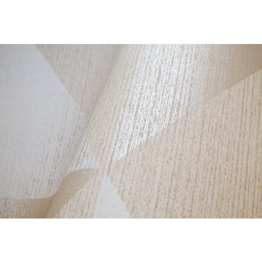 Eijffinger BOLD 395821 DIAMOND Industrial Chic túlméretes háromszögek rombuszba rendezve krémfehér homokszín bézs arany tapéta