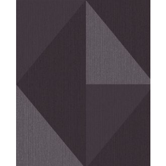   Eijffinger BOLD 395824 DIAMOND Industrial Chic túlméretes háromszögek rombuszba rendezve fekete sötétszürke arany tapéta