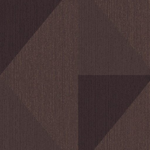 Eijffinger BOLD 395825 DIAMOND Industrial Chic túlméretes háromszögek rombuszba rendezve sötétbarna szürlésbarna réz tapéta