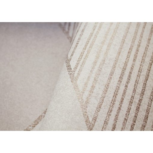 Eijffinger BOLD 395831 ART DECO Téglalapok és csíkok játéka széles cikk-cakk minta krém pasztel pink/lila rézszín tapéta