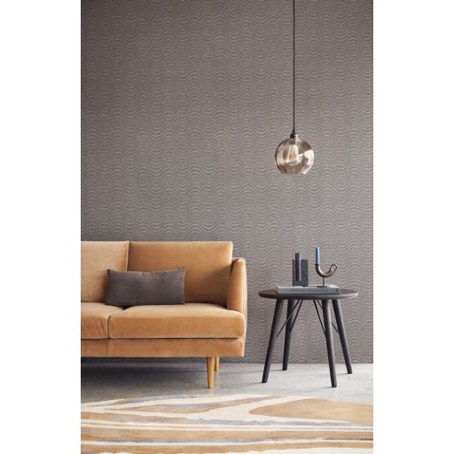 Eijffinger BOLD 395852 CURVES Grafkius hullámminta szürke szürkésbarna ezüst tapétatapéta