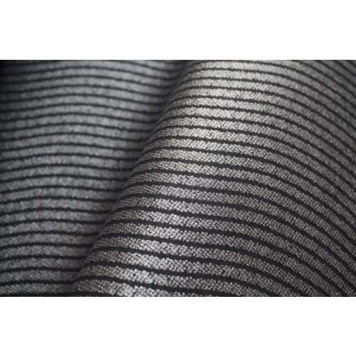 Eijffinger BOLD 395854 CURVES Grafkius hullámminta sötétszürke antravit ezüst tapéta