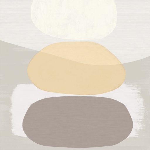 Eijffinger BOLD 395891 BALANCING ROCKS Absztrakt óriás kövek bézs homokszín sárga barna digitális nyomat