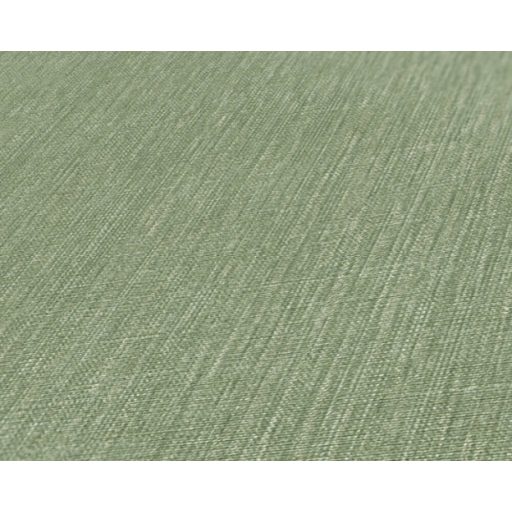 Textilhatású texturált egyszínű minta zöld tónus tapéta