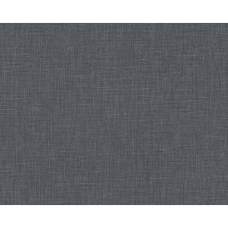   Textilhatású texturált egyszínű minta antracit/fekete tónus tapéta