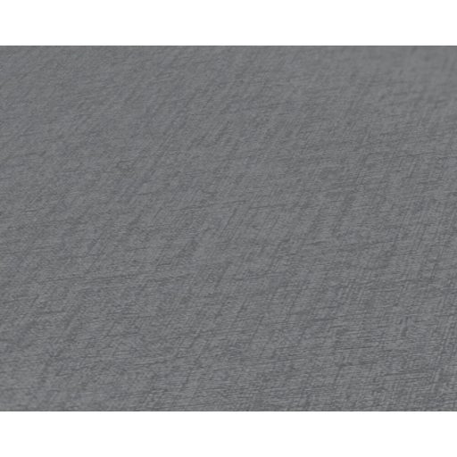 Monokróm Shabby megjelenésű textilhatású egyszínű minta sötétszürke/antracit tónus tapéta