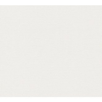   Monokróm Shabby megjelenésű textilhatású egyszínű minta krém/krémfehér tónus tapéta