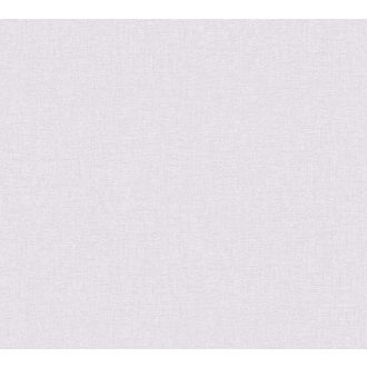   Monokróm Shabby megjelenésű textilhatású egyszínű minta halvány lila tónus tapéta