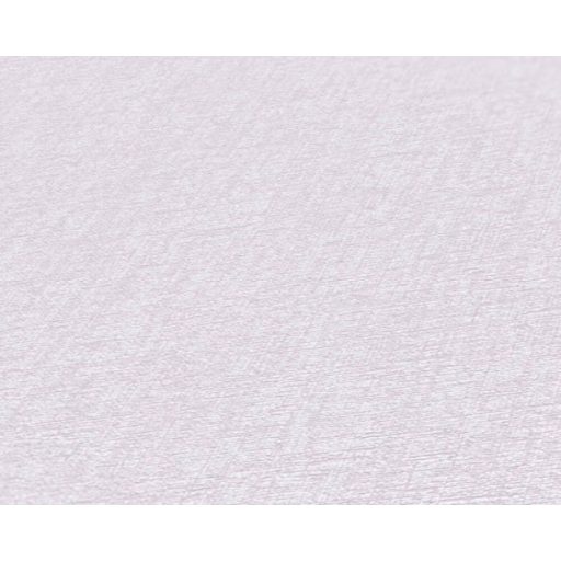 Monokróm Shabby megjelenésű textilhatású egyszínű minta halvány lila tónus tapéta