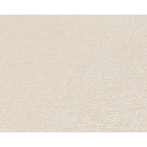 Monokróm Shabby megjelenésű textilhatású egyszínű minta bézs/sárgásbézs tónus tapéta