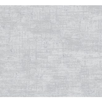   A Shabby Chic sztárja! Koptatott természetes betonhatású minta fémes elemekkel szürke zöld szürkésfehér és fémes ezüst tónus tapéta