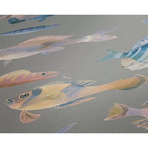 Eldorádó mert ez a Haldorádó! Sokféle és sokszínű hal megjelenítés szürke szürkésbarna kék és sokszínű tónus tapéta