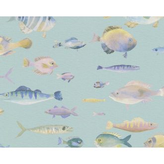   Eldorádó mert ez a Haldorádó! Sokféle és sokszínű hal megjelenítés türkiz kék rózsaszín és sokszínű tónus tapéta