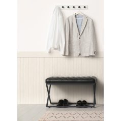   Skandináv stílusú háromdimenziós hatású fa falpanel/lábazati tapéta törtfehér világosszürke és szürke tónus