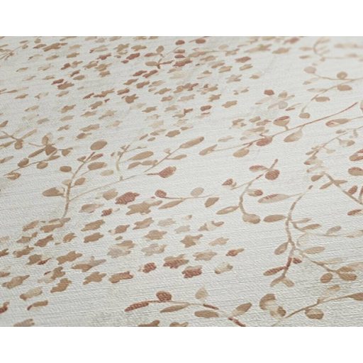 A romantika és a finom dolgok szerelmeseinek! Szines virágok és levelek kompozíciója krém bézs és fémes arany tónus tapéta