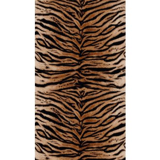   Nagymacska a falon és ezt bátran simogathatod - állatbőr panoráma krém bézs és barna tónus falpanel