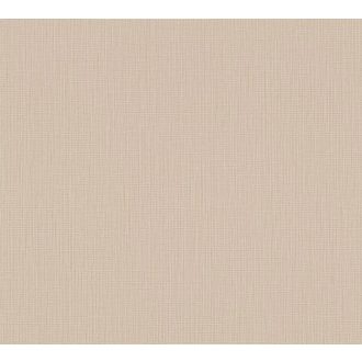   Strukturált szőtt hatású egyszínű természetes minta bézs/világosbarna tónus tapéta