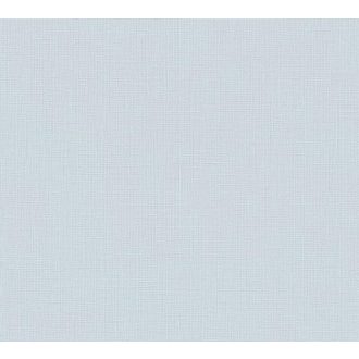   Strukturált szőtt hatású egyszínű természetes minta világoskék tónus tapéta