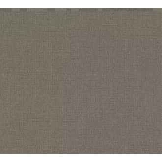   Finom struktúrájú egyszínű textil/vászon minta szürkésbarna tónus tapéta