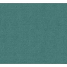   Finom struktúrájú egyszínű textil/vászon minta petrolzöld/kékeszöld tónus tapéta