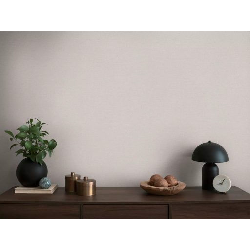 Finom struktúrájú egyszínű textil/vászon minta világosbézs tónus tapéta