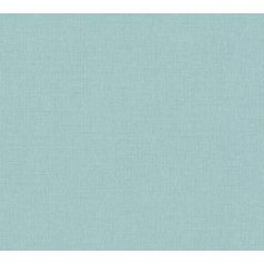   Finom struktúrájú egyszínű textil/vászon minta pasztellkék/zöldeskék tónus tapéta