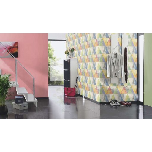 Rasch Hyde Park/Make a Change 410914 Vintage háromszögek szines tapéta