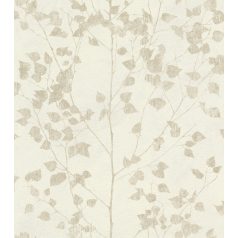   Rasch Finca 416619 Natur finom ágak - levelek krémfehér bézsarany enyhe fény tapéta