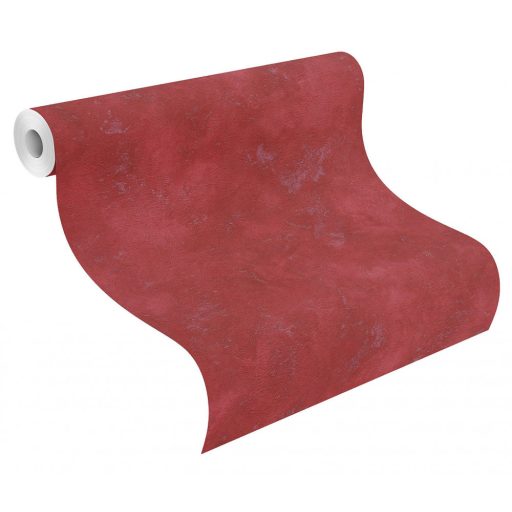 Rasch Finca 417067  Natur mediterrán vakolt fal élénk vörös csillogó márvány hatás tapéta