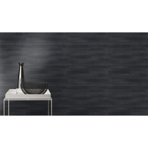 Rasch CLUB 418514 Natur Varrott csíkos angolna bőrére emlékeztető minta/struktúra sötét szürkéskék tapéta