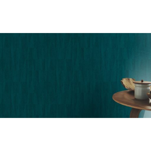 Rasch CLUB 418934 Natur Banánlevelek enyhén csillogó rostok textilhatású struktúra petrolszín sötét kékeszöld tapéta