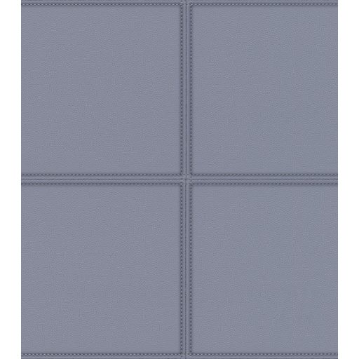 Rasch CLUB 419047  Natur Etno Kifinomult állatbőr megjelenítés varrottszélű négyzetekbe rendezve lágy szürkéskék tapéta