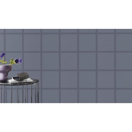 Rasch CLUB 419047  Natur Etno Kifinomult állatbőr megjelenítés varrottszélű négyzetekbe rendezve lágy szürkéskék tapéta