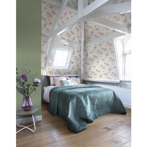 Rasch Poetry II/Follow your Dreams 423938  strukturált textil egyszínű zsályazöld  tapéta