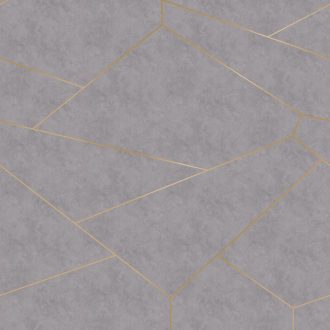  Geometrikus design aranyvonalakkal határolt nagyméretű betonlapok betonszürke arany falpanel