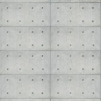 betonlapok fúrólyukakkal lineáris mintasorba rendezve betonszürke világos szürke falpanel