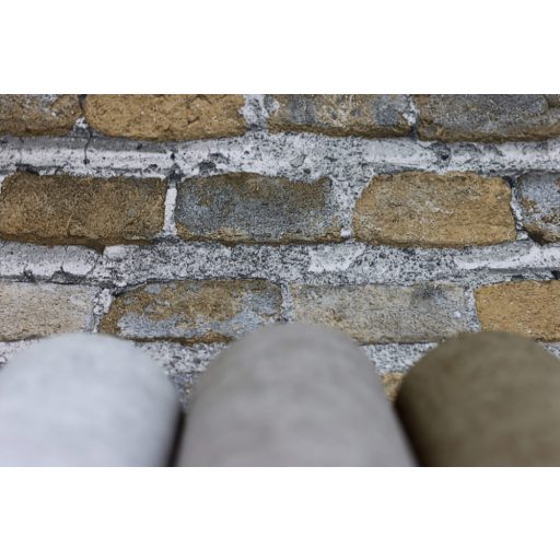 Rasch Factory IV 428056 Natur/Ipari design meszelt érdes felületű téglafal világos szürke sötét bézs mosott aranysárga tapéta