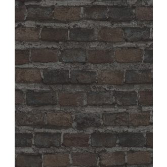   Rasch Factory IV 428087 Natur/Ipari design meszelt érdes felületű téglafal szürke sötétszürke sötét kék és rozsdavörös árnyalatok tapéta