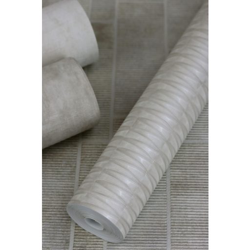 Rasch Factory IV 428209 Natur/Ipari design strukturált /hullámos/ kőlapok törtfehér bézs fémes ezüst tapéta
