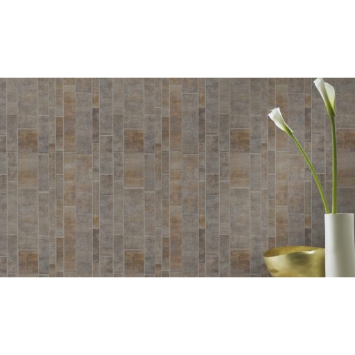 Rasch Factory IV 428216 Natur/Ipari design strukturált /hullámos/ kőlapok törtfehér szürke fémes ezüst és arany tapéta