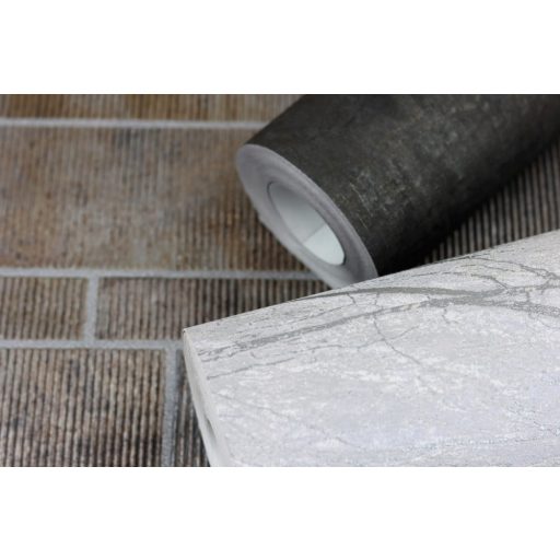 Rasch Factory IV 428216 Natur/Ipari design strukturált /hullámos/ kőlapok törtfehér szürke fémes ezüst és arany tapéta