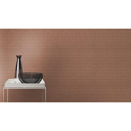 Rasch Factory IV 428445 Natur/Ipari design Grafikus háromdimenziós rombuszminta barna rézbarna/vörös tapéta