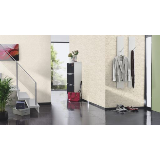 Rasch Factory IV 429213 Natur/Ipari design Mosott hatású strukturált egyszínű törtfehér világosszürke tapéta